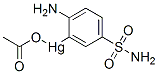 3-acetoxymercuri-4-aminobenzenesulfonamide 结构式