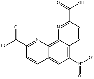 5-NITRO-1,10-PHENANTHROLINE-2,9-DICARBOXYLIC ACID Struktur
