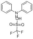ジフェニルアンモニウムトリフルオロメタンスルホナート 化学構造式
