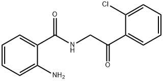 2-AMINO-N-[2-(2-CHLORO-PHENYL)-2-OXO-ETHYL]-BENZAMIDE Struktur