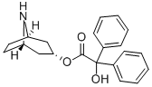 N-去甲托品醇-3A-基 (2-羟基-2,2-二苯基)乙酸酯,16444-19-2,结构式