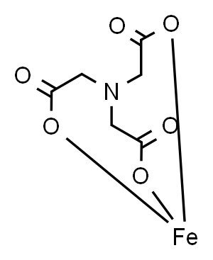 ferric nitrilotriacetate Struktur