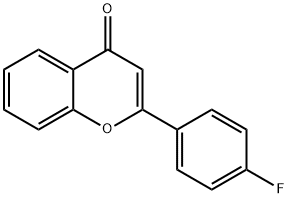 4'-氟黄酮,1645-21-2,结构式