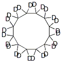 Cyclododecane-d24 结构式