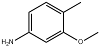 3-メトキシ-4-メチルベンゼンアミン 化学構造式