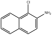 1-クロロナフタレン-2-アミン 化学構造式