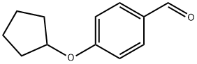 4-CYCLOPENTYLOXY-BENZALDEHYDE Structure