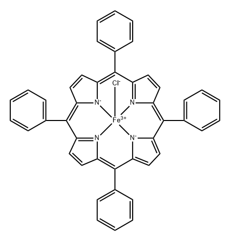 5,10,15,20-TETRAPHENYL-21H,23H-PORPHINE IRON(III) CHLORIDE Struktur