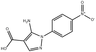 5-AMINO-1-(4-NITRO-PHENYL)-1H-PYRAZOLE-4-CARBOXYLIC ACID Structure
