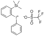 フェニル[2-(トリメチルシリル)フェニル]ヨードニウムトリフルオロメタンスルホナート 化学構造式