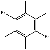 1,4-ジブロモ-2,3,5,6-テトラメチルベンゼン 化学構造式