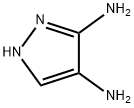 3,4-ジアミノ-1H-ピラゾール 化学構造式