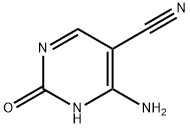 4-氨基-2-羟基嘧啶-5-腈, 16462-28-5, 结构式