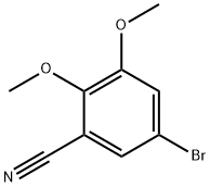 5-溴-2,3-二甲氧基苯甲腈,164670-73-9,结构式