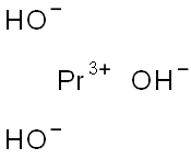 praseodymium trihydroxide Structure