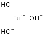 europium trihydroxide Struktur