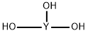 yttrium trihydroxide  Struktur