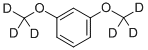 1,3-DIMETHOXY-D6-BENZENE Structure