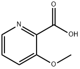 3-甲氧基-2-吡啶羧酸 结构式