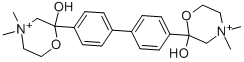 2-ヒドロキシ-2-フェニル-4,4-ジメチルモルホリン-4-イウム 化学構造式