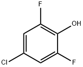 4-CHLORO-2,6-DIFLUOROPHENOL Struktur