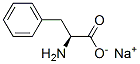 sodium 3-phenyl-L-alaninate Structure