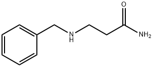 3-[(フェニルメチル)アミノ]プロパンアミド 化学構造式