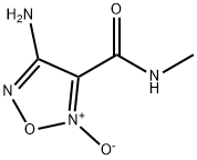 1,2,5-Oxadiazole-3-carboxamide,4-amino-N-methyl-,2-oxide(9CI) Structure