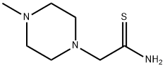 2-(4-甲基-1-哌嗪)-硫代乙酰胺 结构式