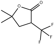 γ,γ-二甲基-α-三氟甲基-γ-丁内酯 结构式