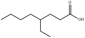 4-エチルオクタン酸 化学構造式