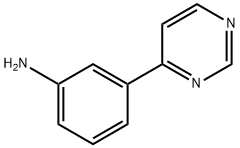Benzenamine, 3-(4-pyrimidinyl)- (9CI) Structure