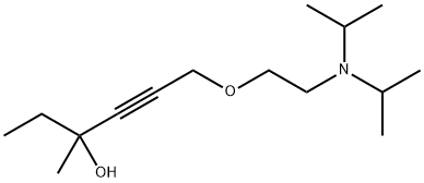 16498-05-8 4-Hexyn-3-ol, 3-methyl-6-[2-(diisopropylamino)ethoxy]-