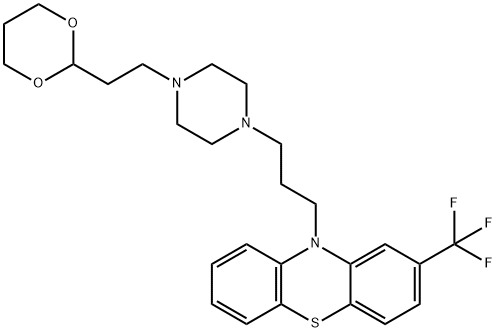 奥沙氟嗪,16498-21-8,结构式