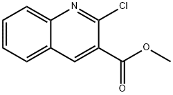 甲基 2-氯喹啉-3-甲酸酯 结构式