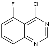 4-CHLORO-5-FLUOROQUINAZOLINE Structure