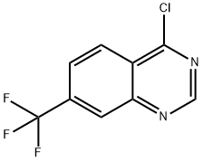 4-氯-7-三氟甲基喹唑啉, 16499-65-3, 结构式