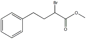 BENZENEBUTANOIC ACID,A-BROMO-,METHYL ESTER Structure