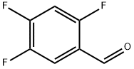 2,4,5-トリフルオロベンズアルデヒド 化学構造式