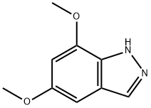 5,7-DIMETHOXY 1H-INDAZOLE 结构式