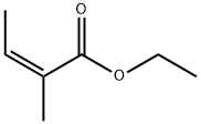 2-Butenoic acid, 2-Methyl-, ethyl ester, (2Z)- Struktur