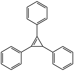 1,2,3-トリフェニル-1-シクロプロペン 化学構造式