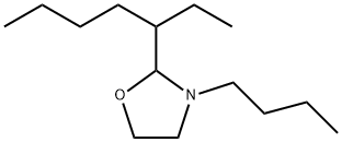 3-BUTYL-2-(1-ETHYLPENTYL)OXAZOLIDINE Structure