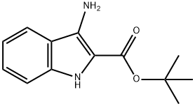 3-AMINO-1H-INDOLE-2-CARBOXYLIC ACID TERT-BUTYL ESTER Structure