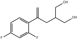1,3-PROPANEDIOL, 2-[2-(2,4-DIFLUOROPHENYL)-2-PROPEN-1-YL]- 化学構造式