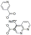 Trinicotinic acid neodymium(III) salt Structure