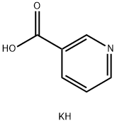 3-ピリジンカルボン酸カリウム 化学構造式