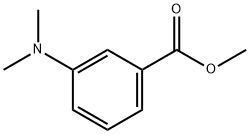 3-(ジメチルアミノ)安息香酸 メチル 化学構造式