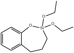2,2-diethoxy-2,3,4,5-tetrahydro-1,2-benzoxasilepin Struktur