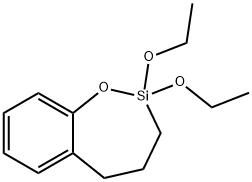 2,2-ジエトキシ-2,3,4,5-テトラヒドロ-1,2-ベンゾオキサシレピン 化学構造式